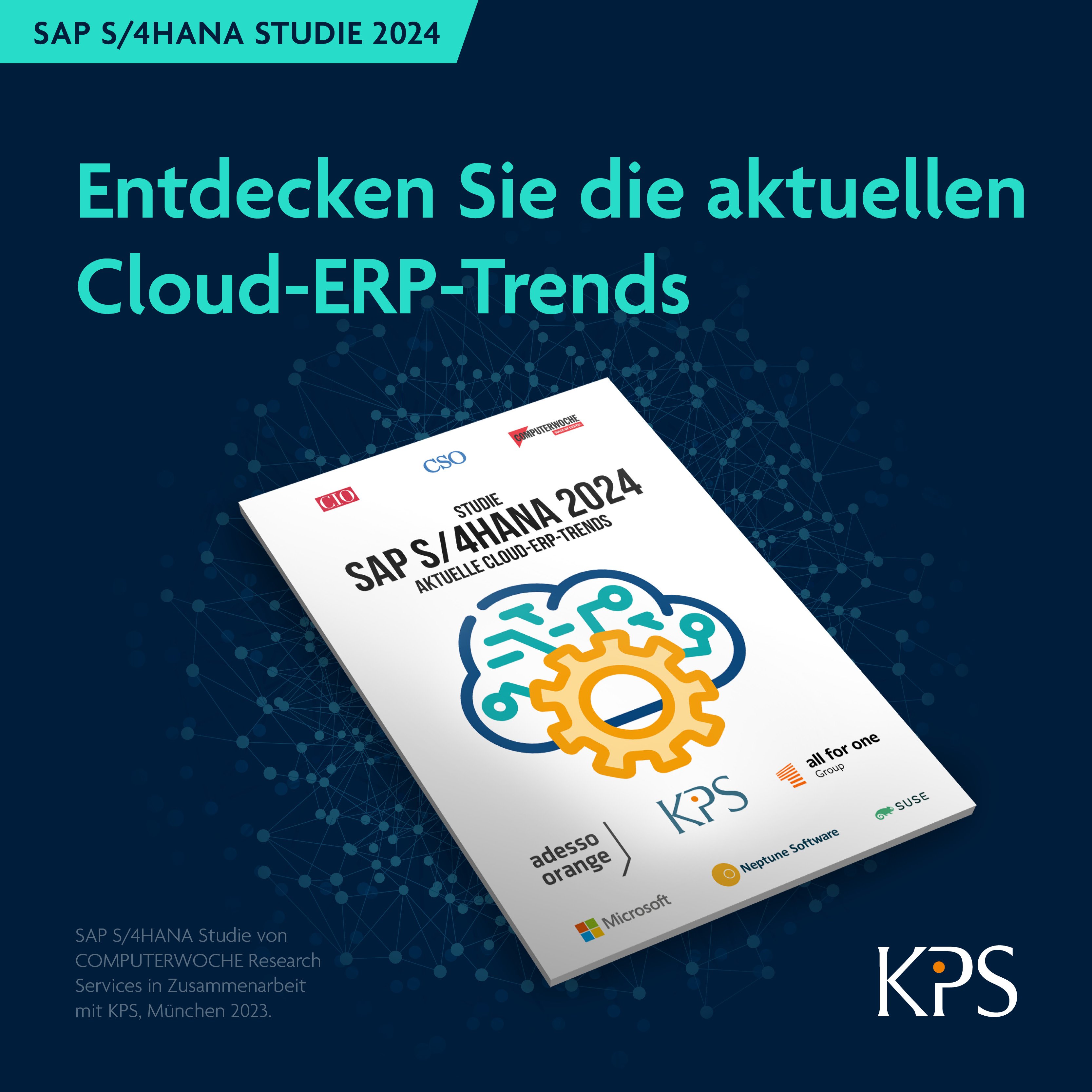 KPS Ergebnisse der S/4HANACloud Studie 2024 mit der Computerwoche